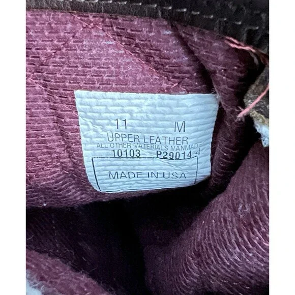 Browning 10IN Kangaroo Hunting Boots Leather Upper Men's Size 11M Made in USA - Picture 5 of 6